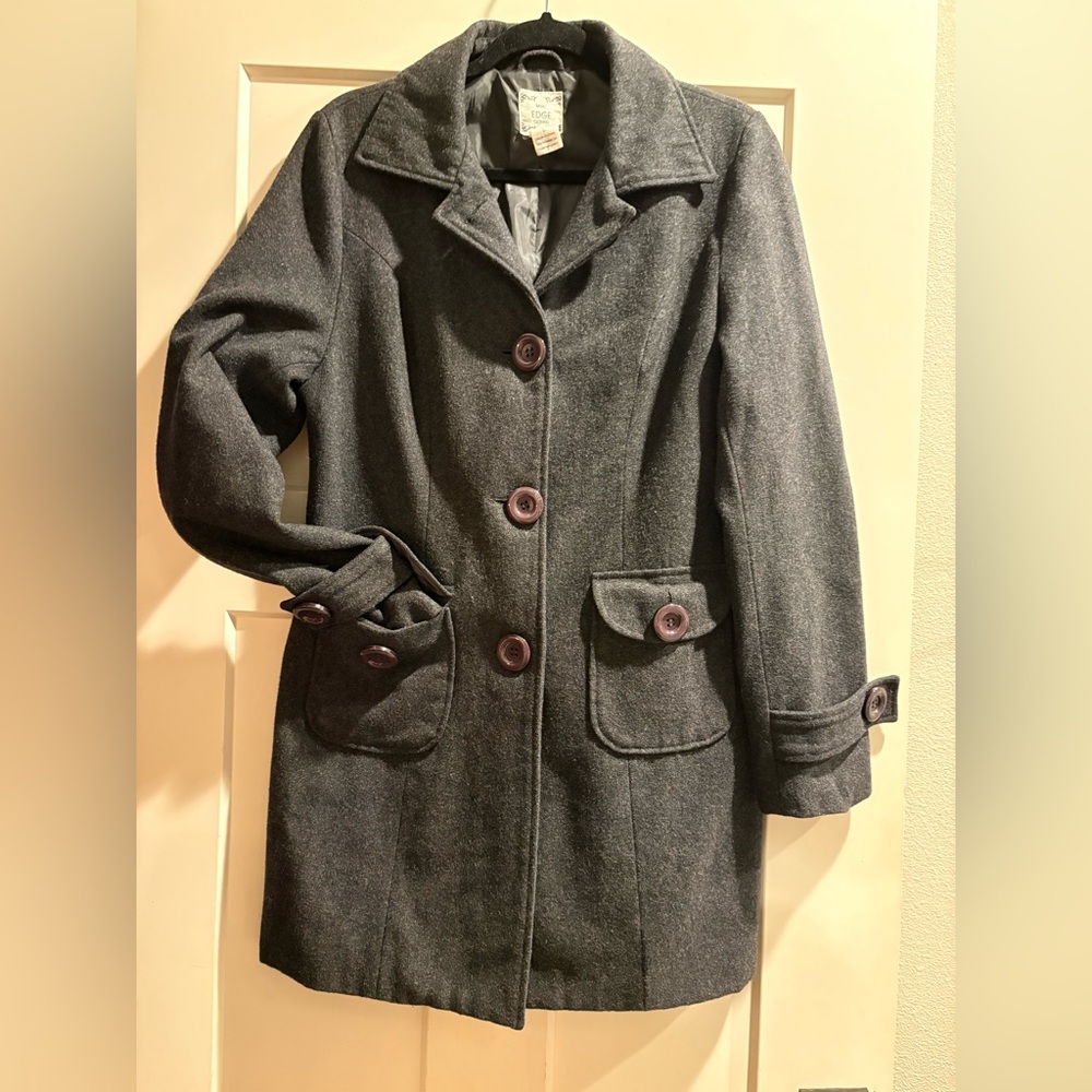 Basic Edge Wool Blend - Large - DarkAcademia, Preppy, Quiet Luxury